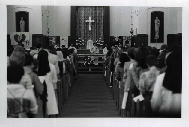 Founders’ Day Mass at Cor Jesu Chapel, 1980